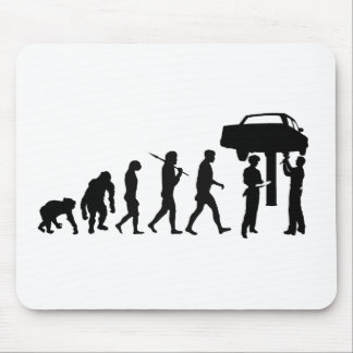 Mechanic Car Repair Workshop Staff Gear Mouse Mat
