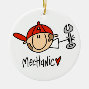 Mechanic Ceramic Tree Decoration