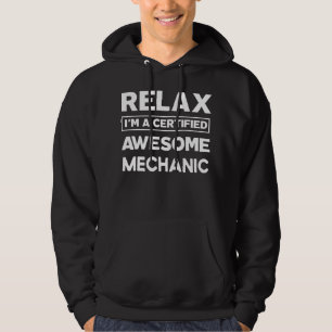 Mechanic Certified Awesome Job work Anniversary Go Hoodie