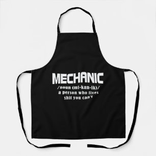 Mechanic Christmas Apron
