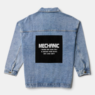 Mechanic Christmas Denim Jacket