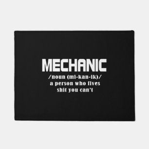 Mechanic Christmas Doormat
