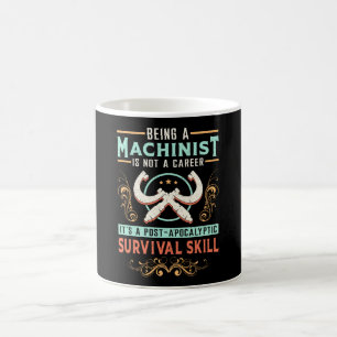 Mechanic CNC Machinist Machinist Machine Gift Idea Coffee Mug