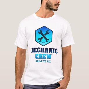 🔧 Mechanic Crew Modern Garage Team Logo 🔧 T-Shirt