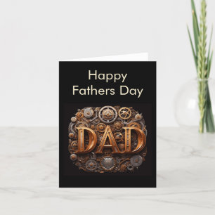 Mechanic DAD Automotive Theme card