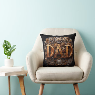 Mechanic DAD Automotive Theme Cushion