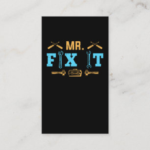 Mechanic Dad Craftsman Funny Repairman Business Card