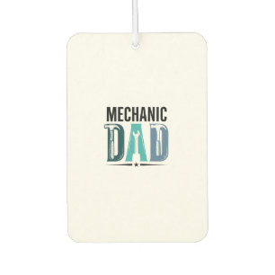 Mechanic Dad Vintage Tool Typography Design_1 Car Air Freshener