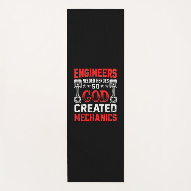 Mechanic Engineers Needed Heroes Yoga Mat (Front)