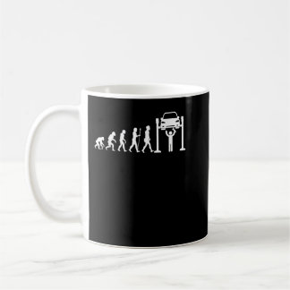 Mechanic Evolution  Mechanic Gift Car Mechanics Te Coffee Mug
