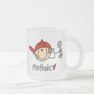 Mechanic Frosted Glass Coffee Mug