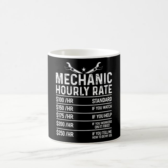 Mechanic Funny Mechanical Workshop Gift Idea Coffee Mug (Center)