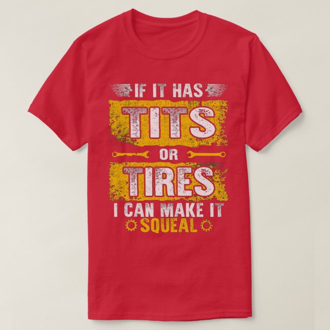 Mechanic funny tee  (Design Front)