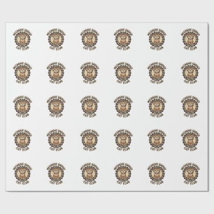 Mechanic Garage Cat POD Vector Art - Mechanic Gara Wrapping Paper
