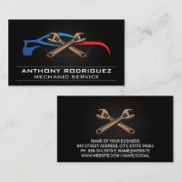 Mechanic Garage | Sports Car Wrenches Logo