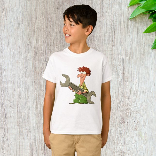 Mechanic Giant Spanner T-Shirt (Creator Uploaded)