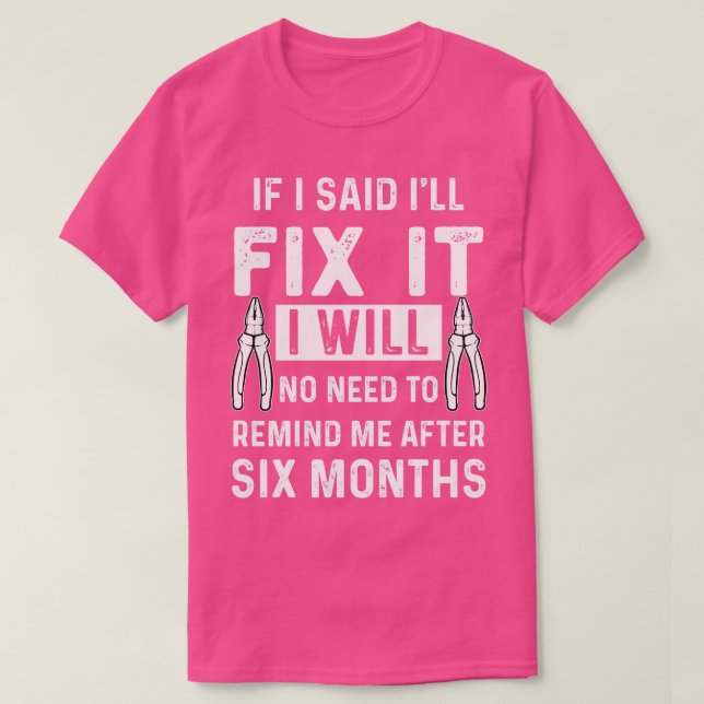 Mechanic Handyman T-Shirt (Design Front)