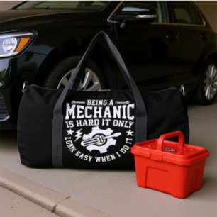 Mechanic Hard Look Easy Duffle Bag