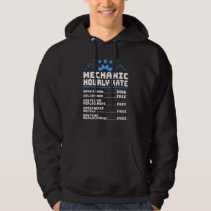 Mechanic Hourly Rate 2 Hoodie