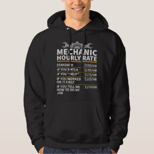 Mechanic Hourly Rate , Mechanic Hoodie