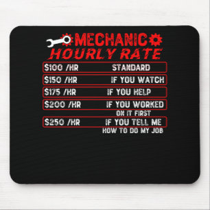 Mechanic Hourly Rate - Mechanical Mouse Mat