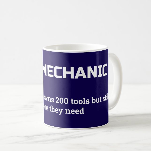 Mechanic Humour – Auto Mechanic Definition Mug (Front Right)