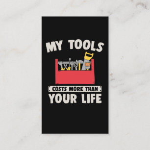 Mechanic Husband Handyman Dad Tools Business Card