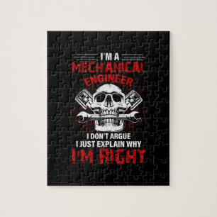 Mechanic I Am A Mechanical Engineer Jigsaw Puzzle