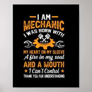 Mechanic I Am Mechanic Poster