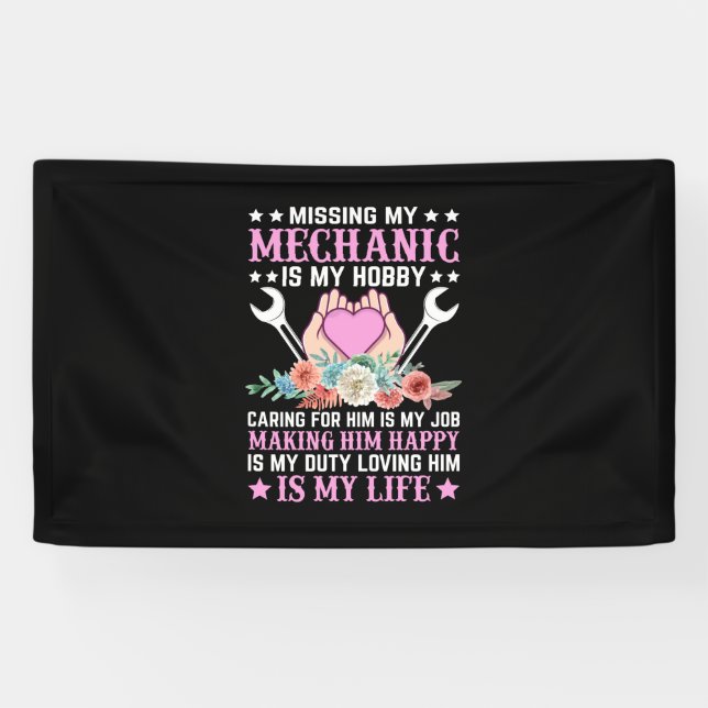 Mechanic Is My Life Banner (Horizontal)