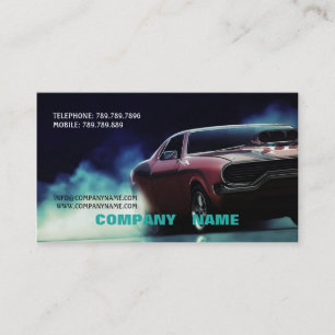 Mechanic Light Car Road Street Race Speed Business Card