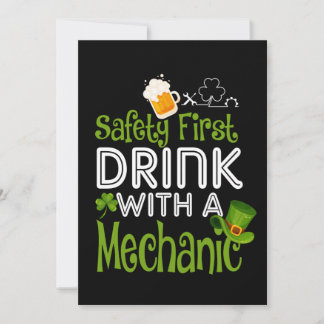 Mechanic Lover |Safety First Drink With A Mechanic Announcement