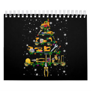 Mechanic Lovers   Mechanic Christmas Tree Calendar