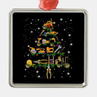 Mechanic Lovers | Mechanic Christmas Tree Metal Tree Decoration