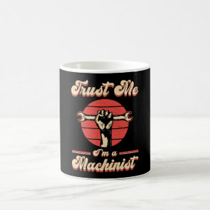Mechanic Machinist CNC Machinist Machine Gift Idea Coffee Mug