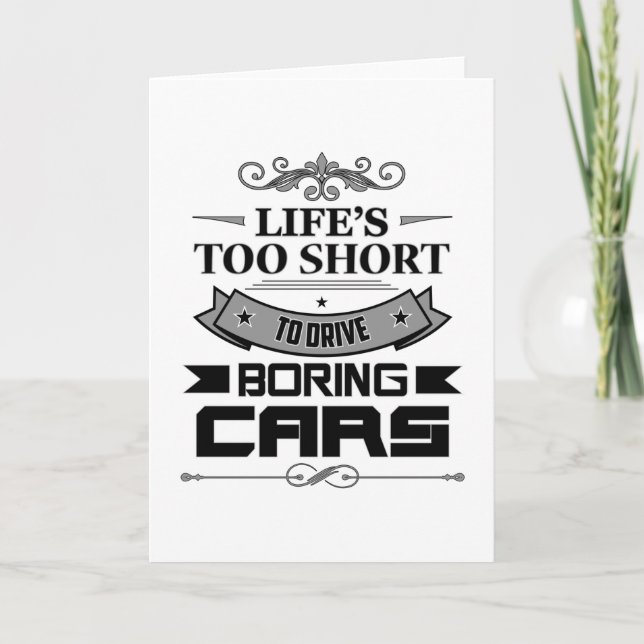 Mechanic Mechanics Tuning Wrench Car Gift Idea Card (Front)