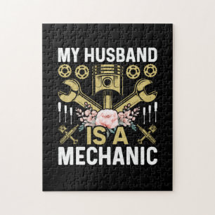Mechanic My Husband Is A Mechanic Jigsaw Puzzle