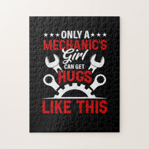 Mechanic Only A Mechanic's Girl Jigsaw Puzzle