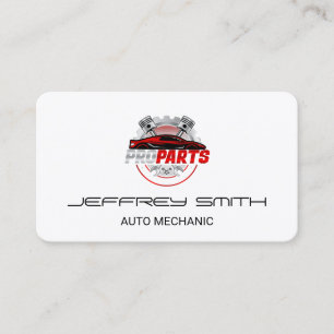 Mechanic Pro Parts Auto Services Business Card