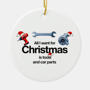 Mechanic Quote Christmas Ornament