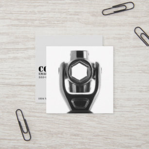 Mechanic & Repair Square Socket Wrench Business Card