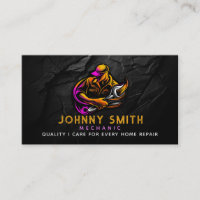 Mechanic Slogans Business Cards