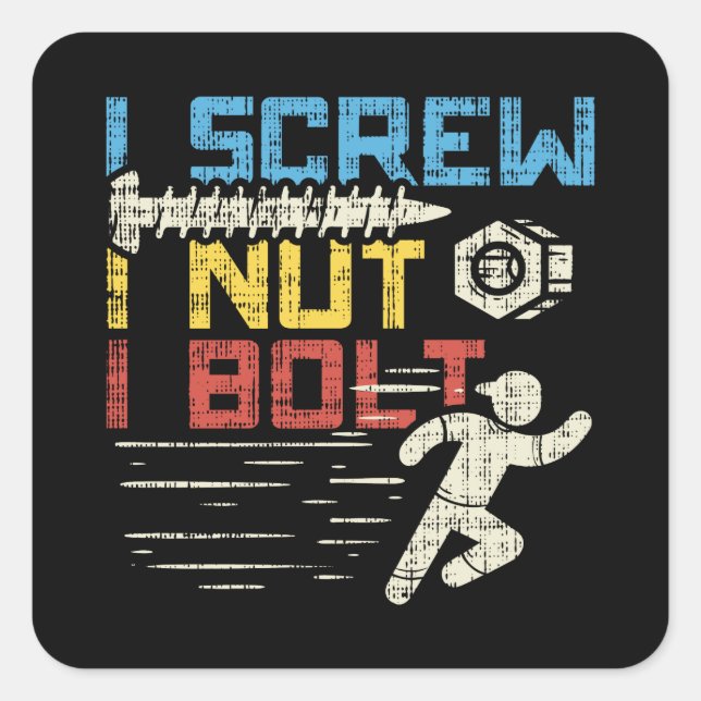 Mechanic Square Sticker (Front)