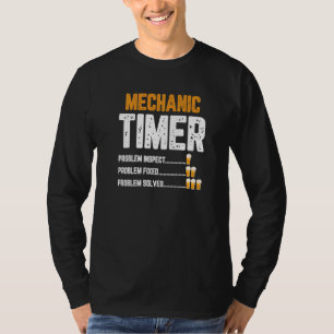 Mechanic Timer Car Mechanical Beer T-Shirt