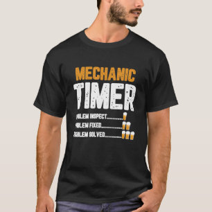 Mechanic Timer Car Mechanical Beer T-Shirt