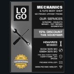 Mechanic Tools, Auto Mechanic/Repairs Advertising Flyer<br><div class="desc">Mechanic Tools,  Auto Mechanic & Repairs Advertising Flyers By The Business Card Store.</div>