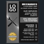 Mechanic Tools, Auto Mechanic/Repairs Advertising Flyer<br><div class="desc">Mechanic Tools,  Auto Mechanic & Repairs Advertising Flyers By The Business Card Store.</div>
