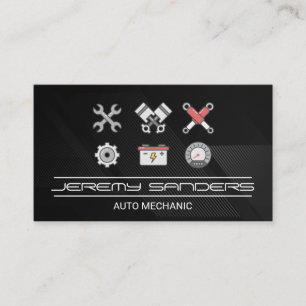 Mechanic Tools   Car Repair Parts Business Card