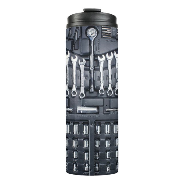 Mechanic Tools Tumbler: Gear Up for Refreshment Thermal Tumbler (Front)
