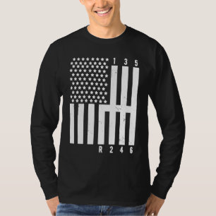 Mechanic US Flag Tuner Car Repairing Tools Mechani T-Shirt